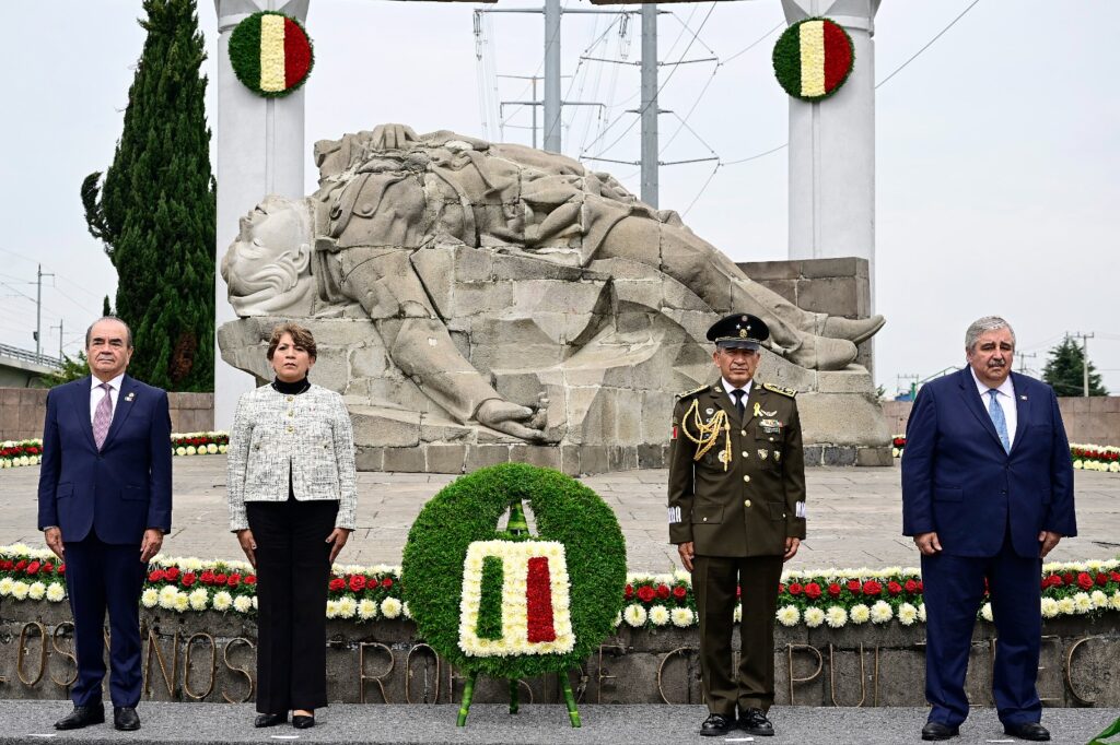 Encabeza gobernadora DGA Ceremonia Conmemorativa por el 177 Aniversario de la Gesta Heroica de los Niños Héroes de Chapultepec