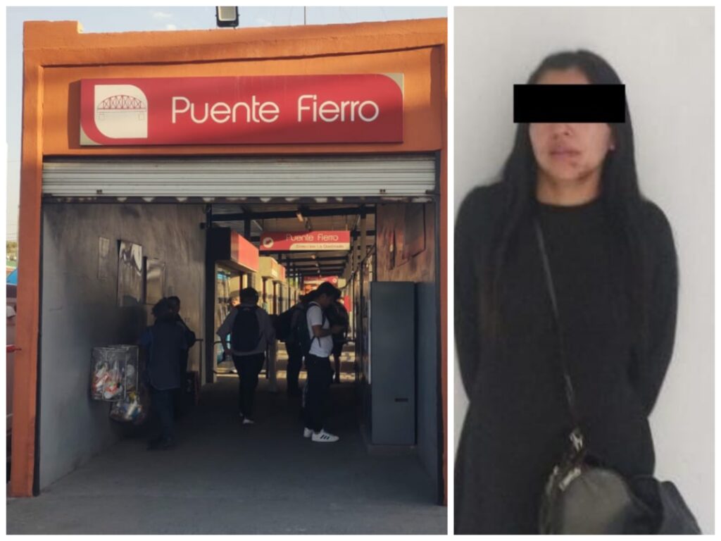 Detienen a mujer acusada de robo de celulares en Mexibús