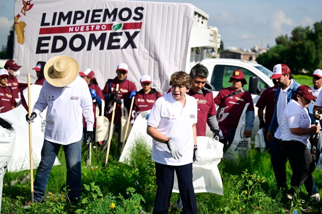 Arranca Gobernadora Delfina Gómez campaña “Limpiemos Edoméx”