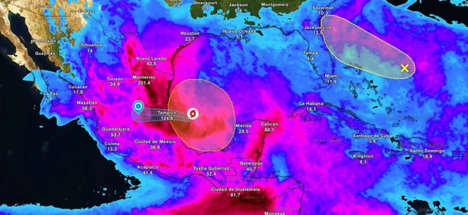 Tormenta tropical Alberto impacta en Tamaulipas
