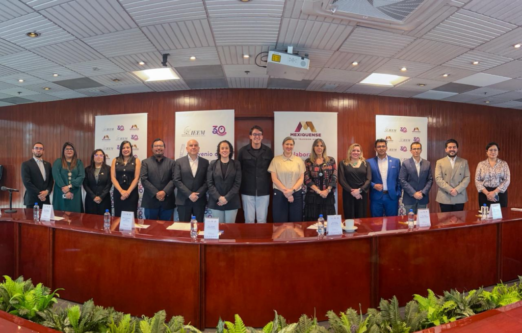 IEEM y Sistema Mexiquense de Medios Públicos firman convenio de colaboración