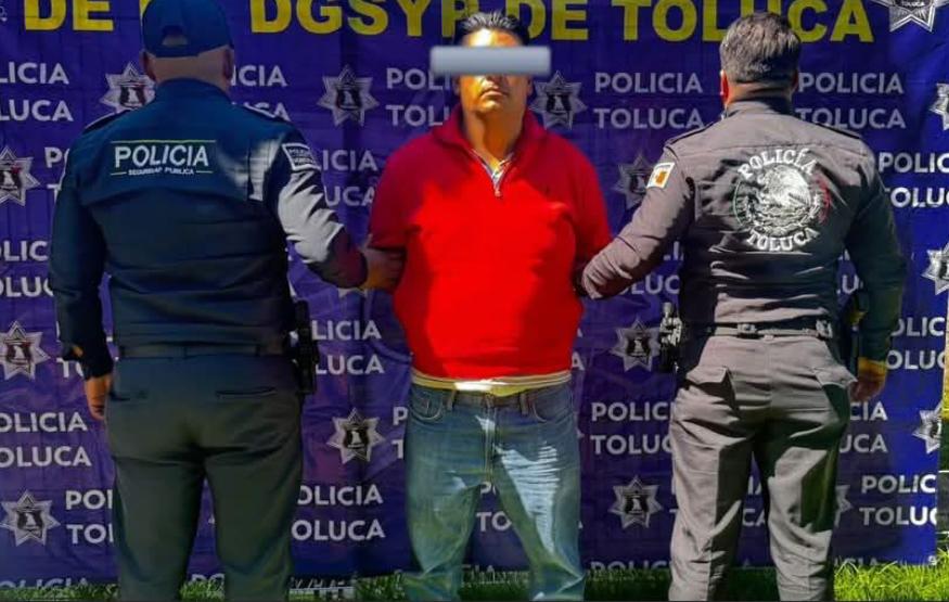 Cae asaltante de transporte público en Toluca gracias a cámaras del autobús