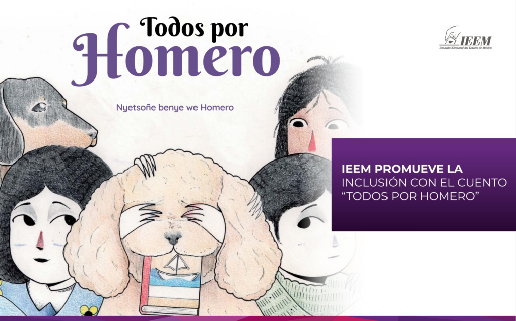 IEEM promueve la inclusión con el cuento todos por Homero