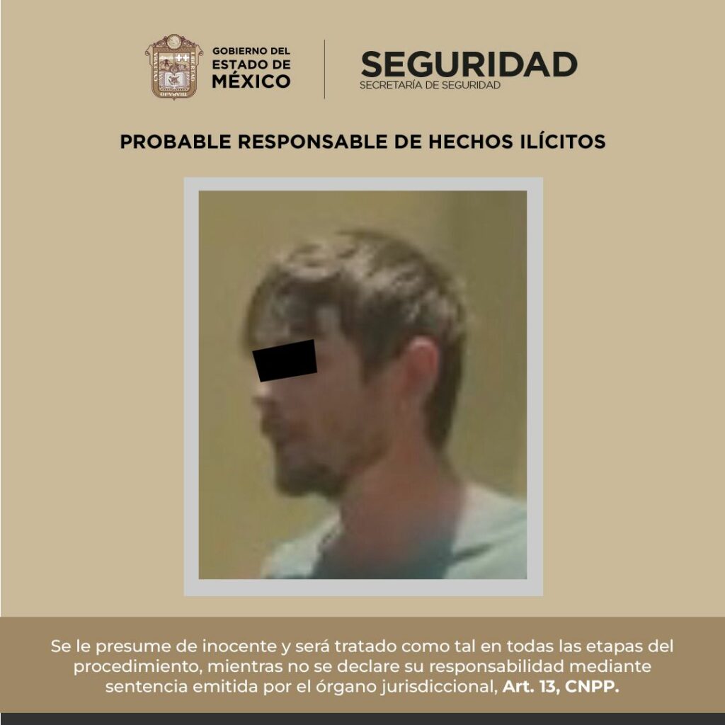 Detienen a norteamericano por alterar el orden y portación de armas de uso exclusivo del Ejército