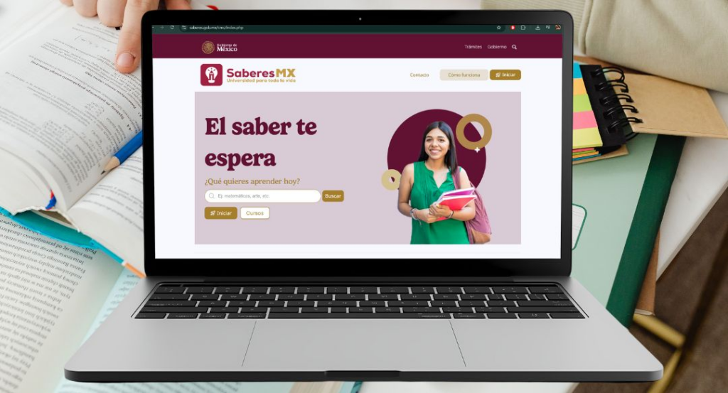 Saberesmx, plataforma gratuita que democratiza el conocimiento