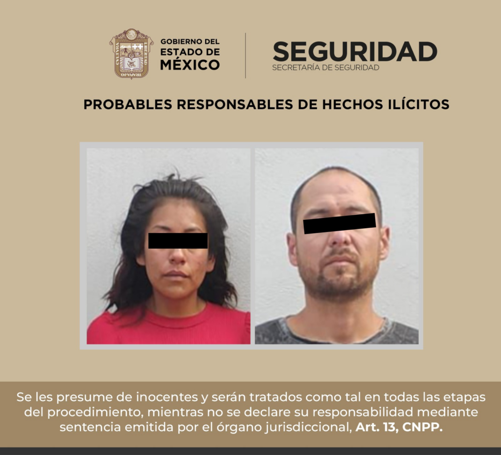 Son detenidos dos personas probables implicadas en el delito de narcomenudeo