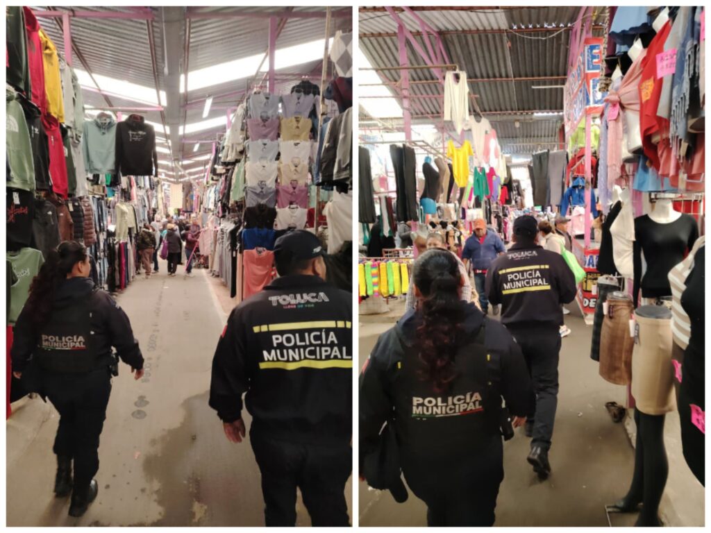 Más de 16 mil comerciantes respaldados por vigilancia preventiva en el tianguis Aviación Autopan