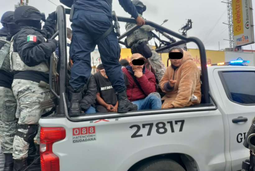 Mega operativo en la zona terminal – mercado de Toluca arroja 40 detenidos