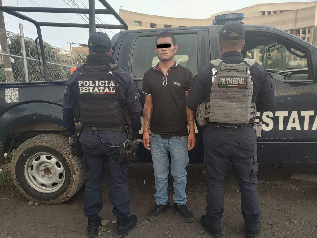 Detienen a José «N» por delitos contra la salud y portación de arma de fuego