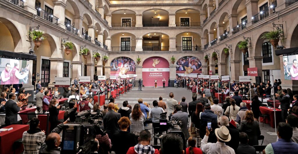 Mañana se efectuará la Tercera Audiencia Ciudadana en Palacio de Gobierno en Toluca