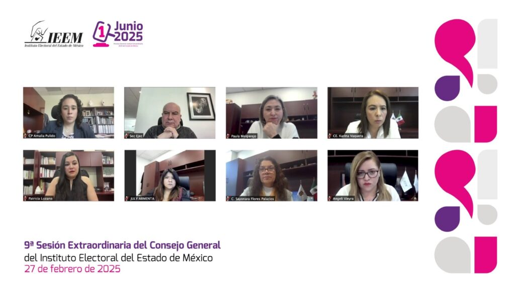Proceso Electoral 2025 se caracteriza por la certeza: IEEM