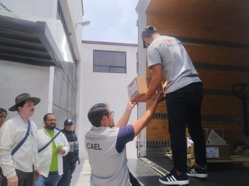 Concluye IEEM entrega de documentación electoral