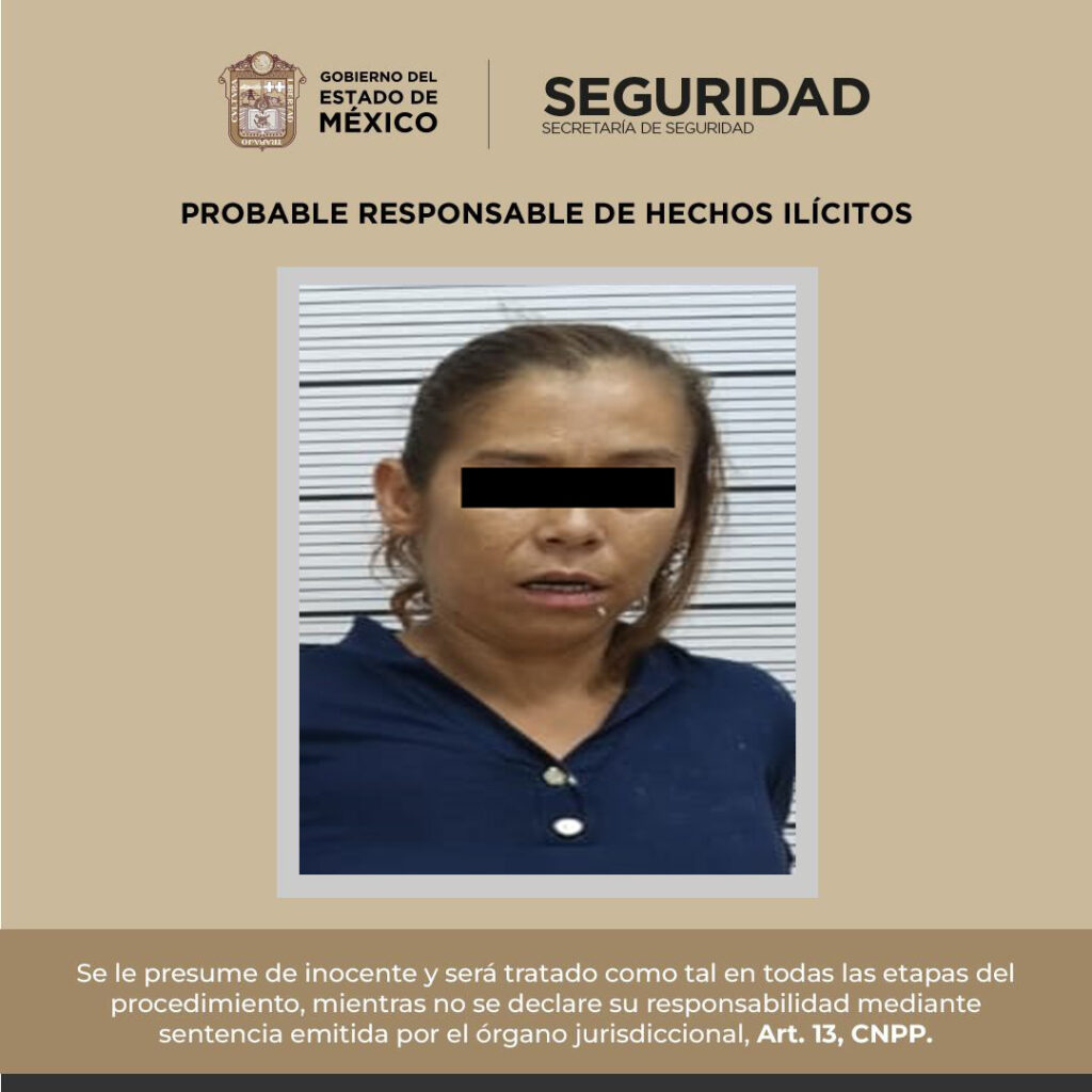 Detienen en Valle de Bravo a mujer por delitos contra la salud