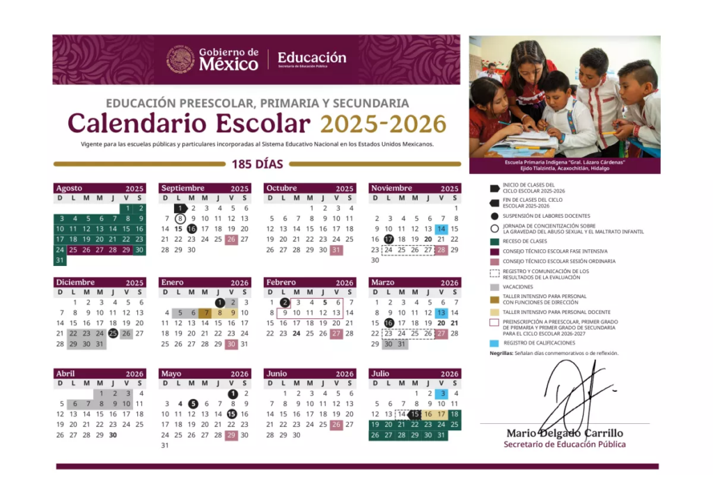 Alumnos de la SEP tendrán último megapuente de mayo