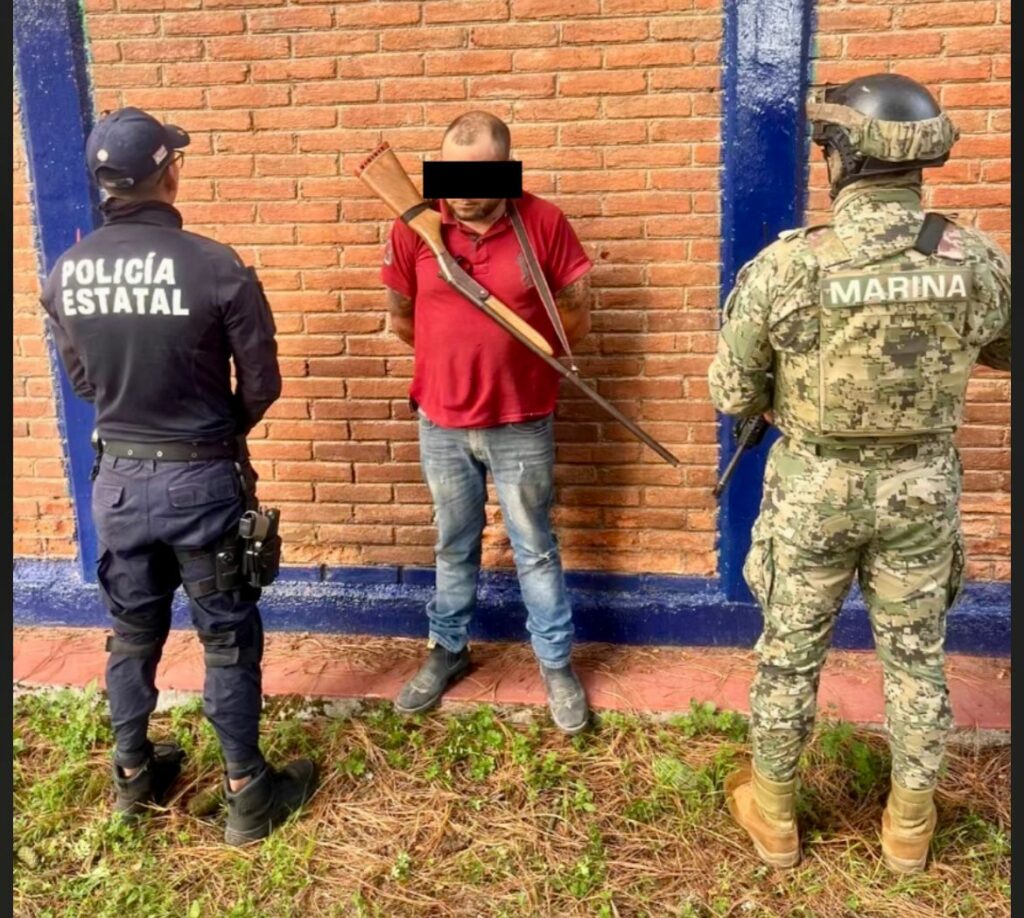 Capturan en Sultepec a presunto «halcón’ de la Familia Michoacana