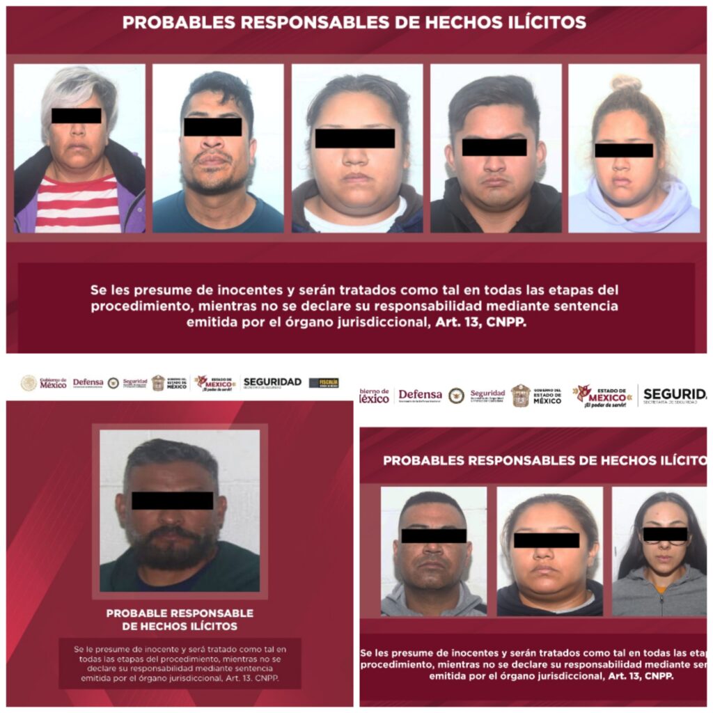 Avanza estrategia contra la extorsión en Edoméx; caen operadores del CJNG