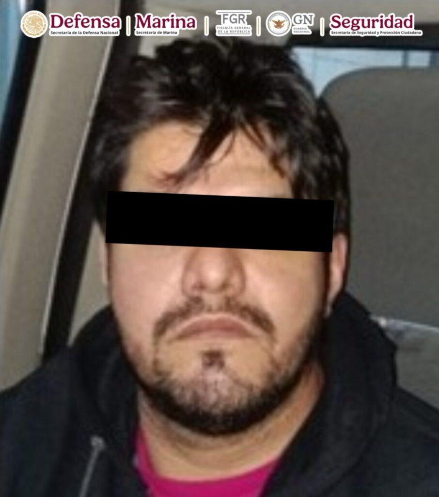 Es detenido líder de una célula delictiva dedicada a la fabricación y trasiego de droga