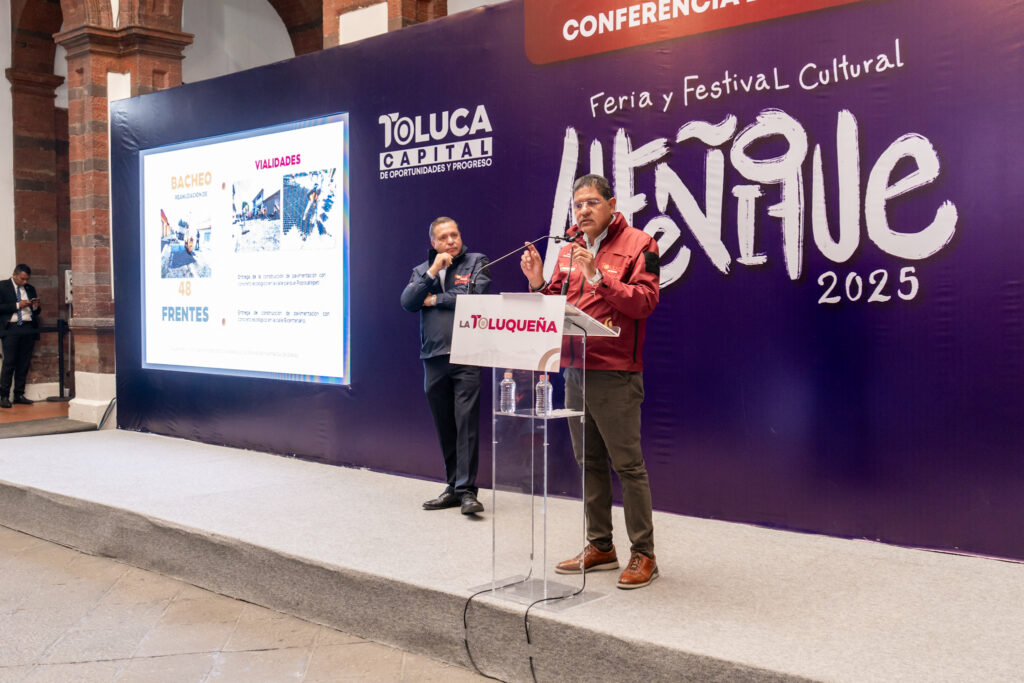 Anuncia gobierno municipal ambiciosos programas de bacheo, luminarias y obras hidráulicas para Toluca