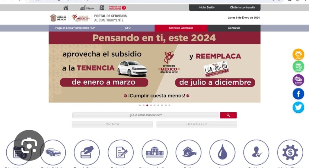Por mantenimiento, portal de Servicios al Contribuyente presenta intermitencia