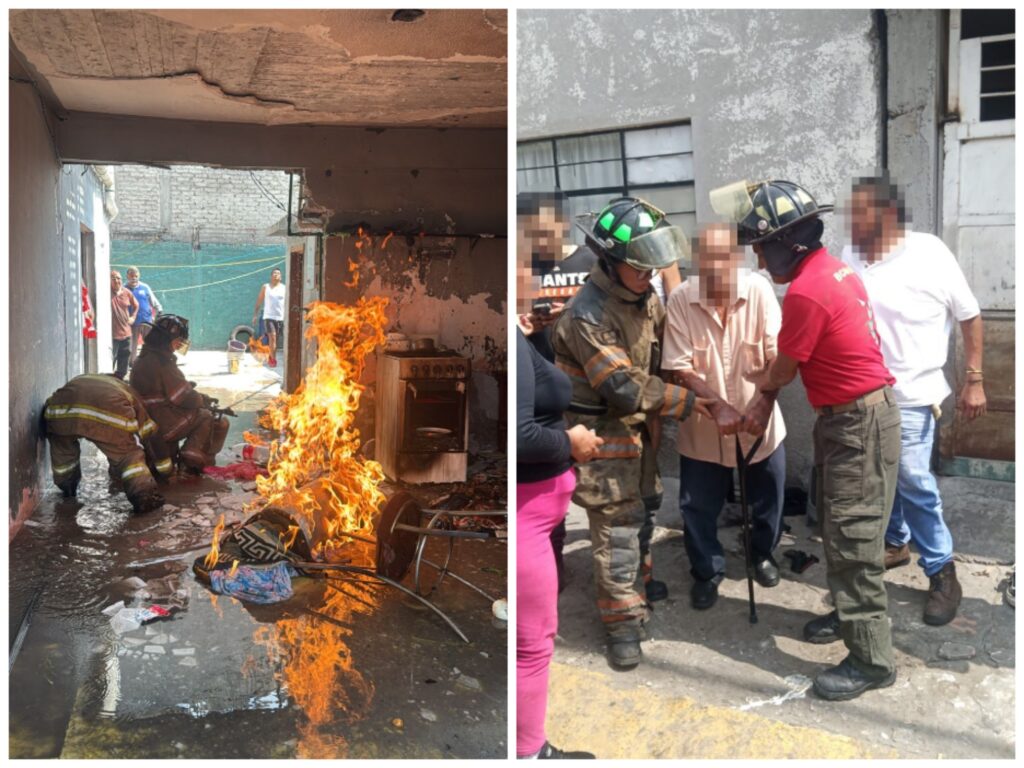 Flamazo en vivienda deja un lesionado en Ecatepec