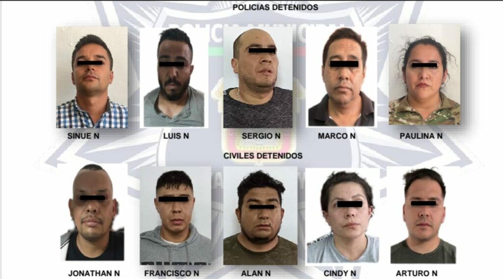 Detienen a policías estatales por presunto robo a bodega de mercancía china