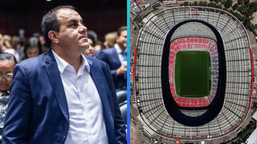 Criticas a Cuauhtémoc Blanco por usar camioneta de lujo sin placas al acudir al Estadio Azteca