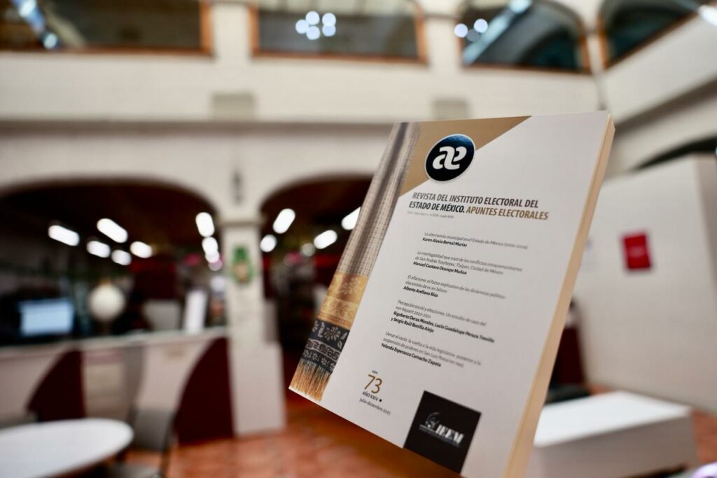 Lista edición número 73 de la revista apuntes electorales del IEEM