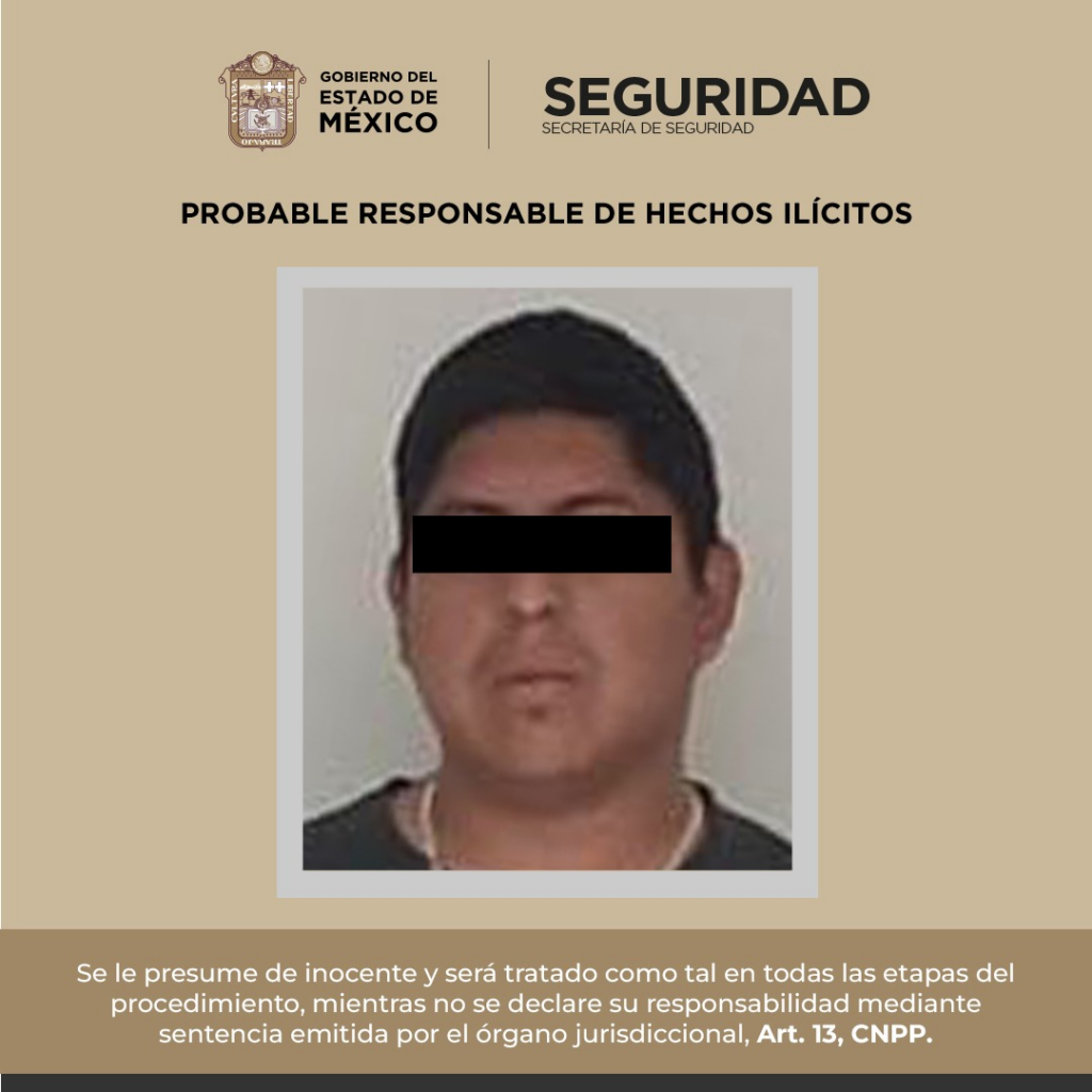 SSEM detienen a un hombre probable responsable de delito contra la salud
