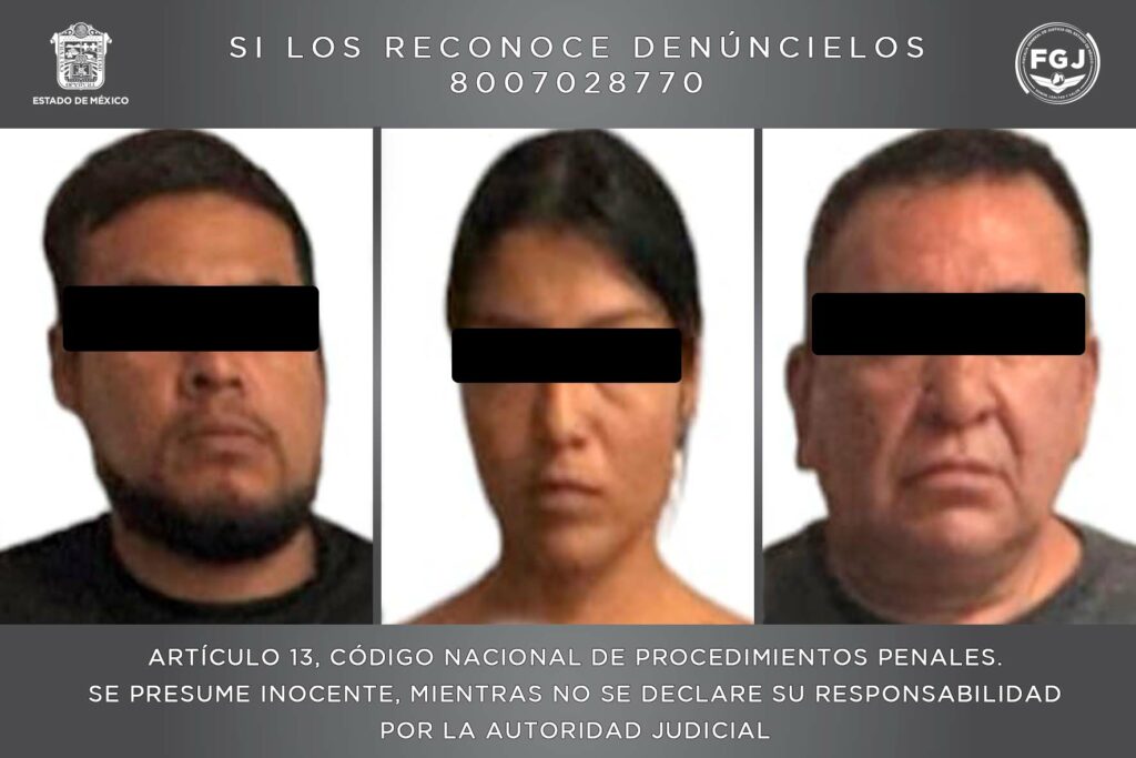 Detiene Fiscalía Estatal a tres personas y asegura 8 kilogramos de droga, en operativo en Ecatepec