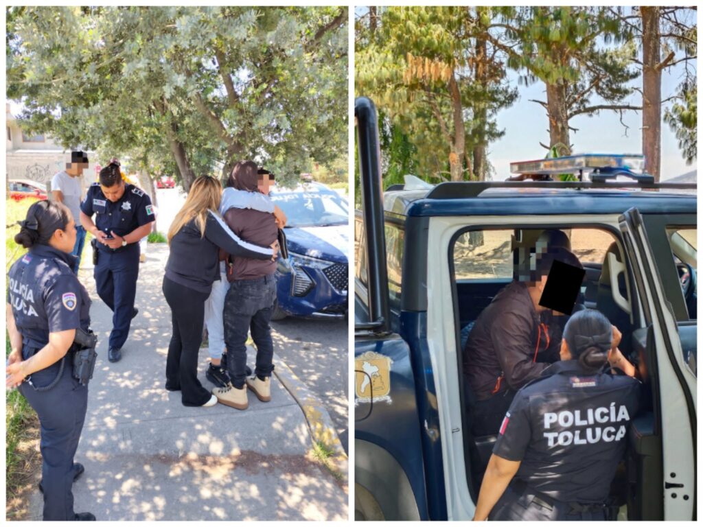 Policía de Toluca evita suicidio en San Felipe Tlalmimilolpan