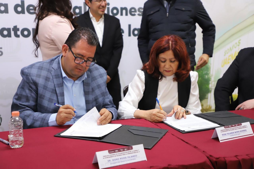 Firman comodato para la nueva pteparatoria de la UAEMéx en Tecámac