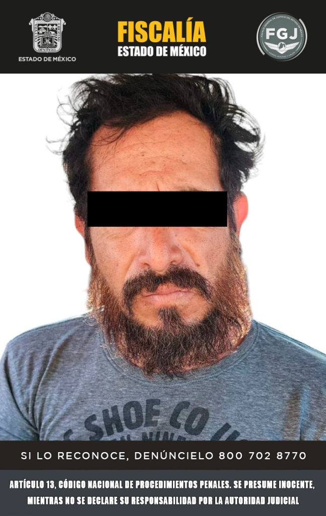 Detienen a feminicida; asesinó a su pareja sentimental en Tecámac