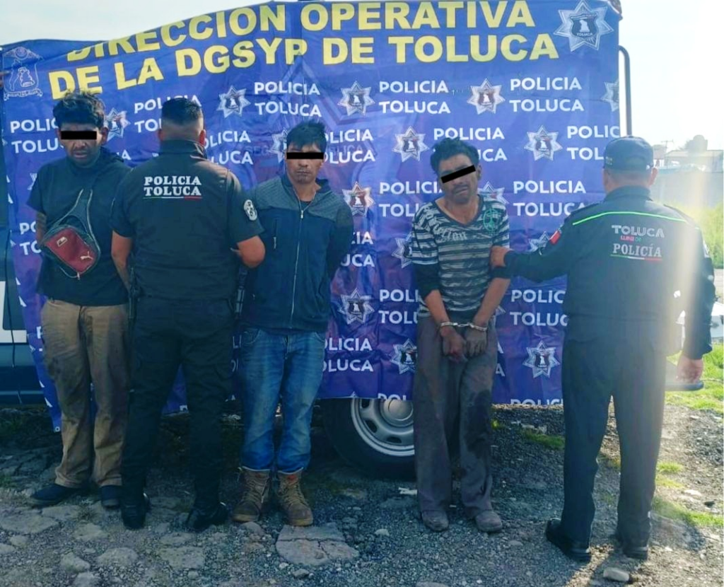 Toluca: Policía impide robo con violencia y asegura artículos valuados en 400 mil pesos