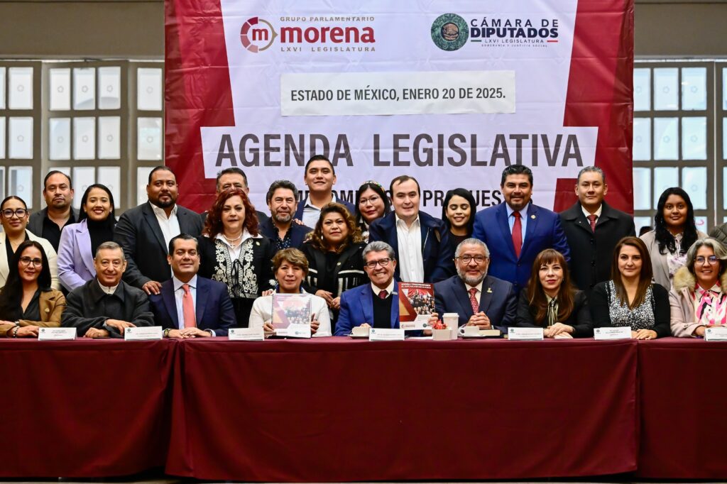 Diputados federales de Morena; impulsarán agenda legislativa para fortalecer al Edoméx