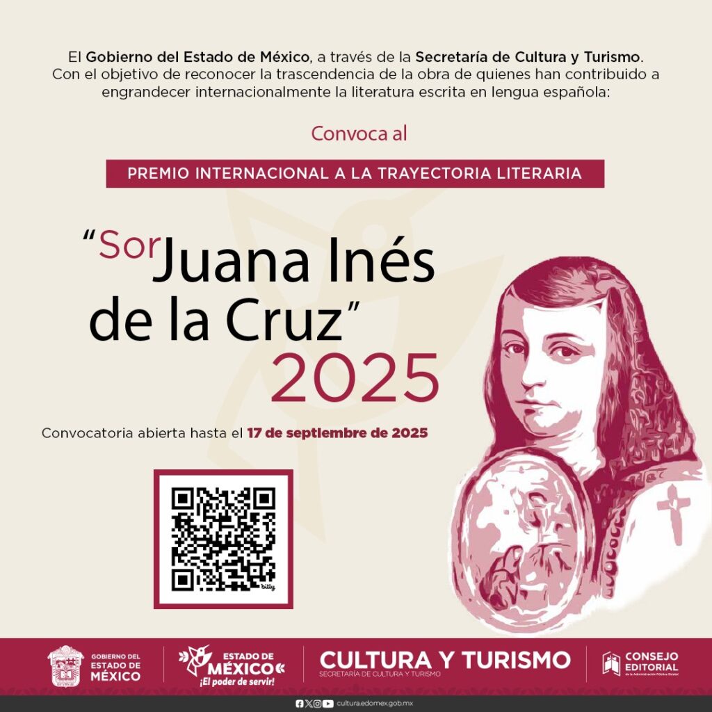 Impulsan talento literario con el Premio Internacional “Sor Juana Inés de la Cruz” 2025*