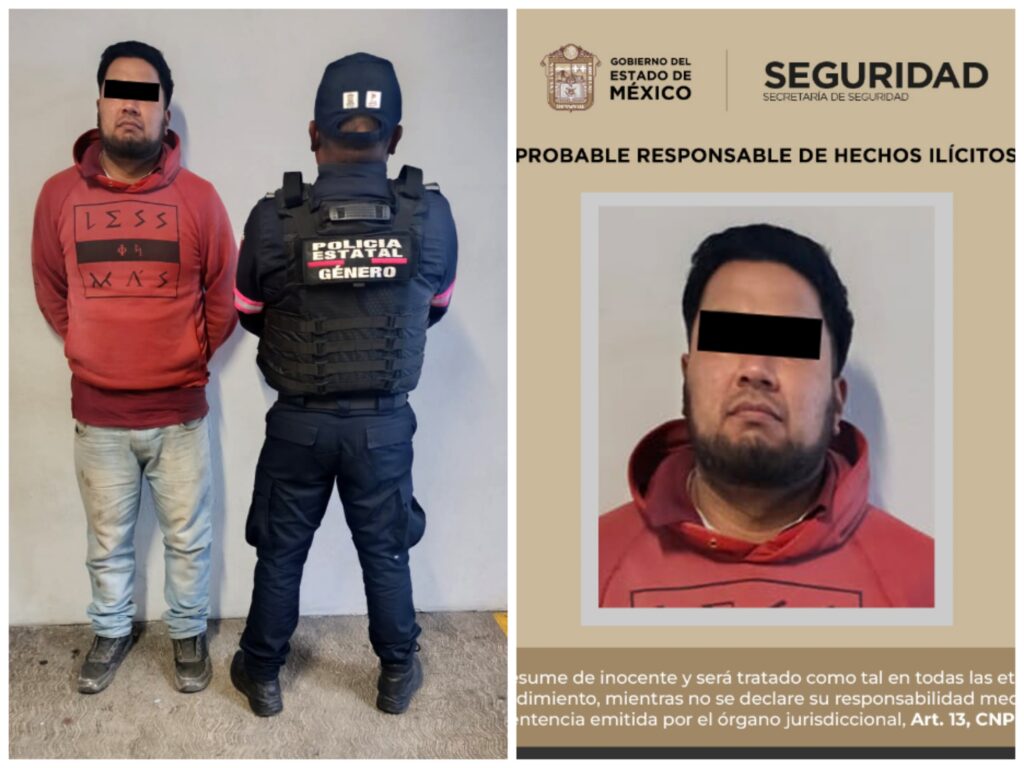 Detienen a violentador familiar en Toluca
