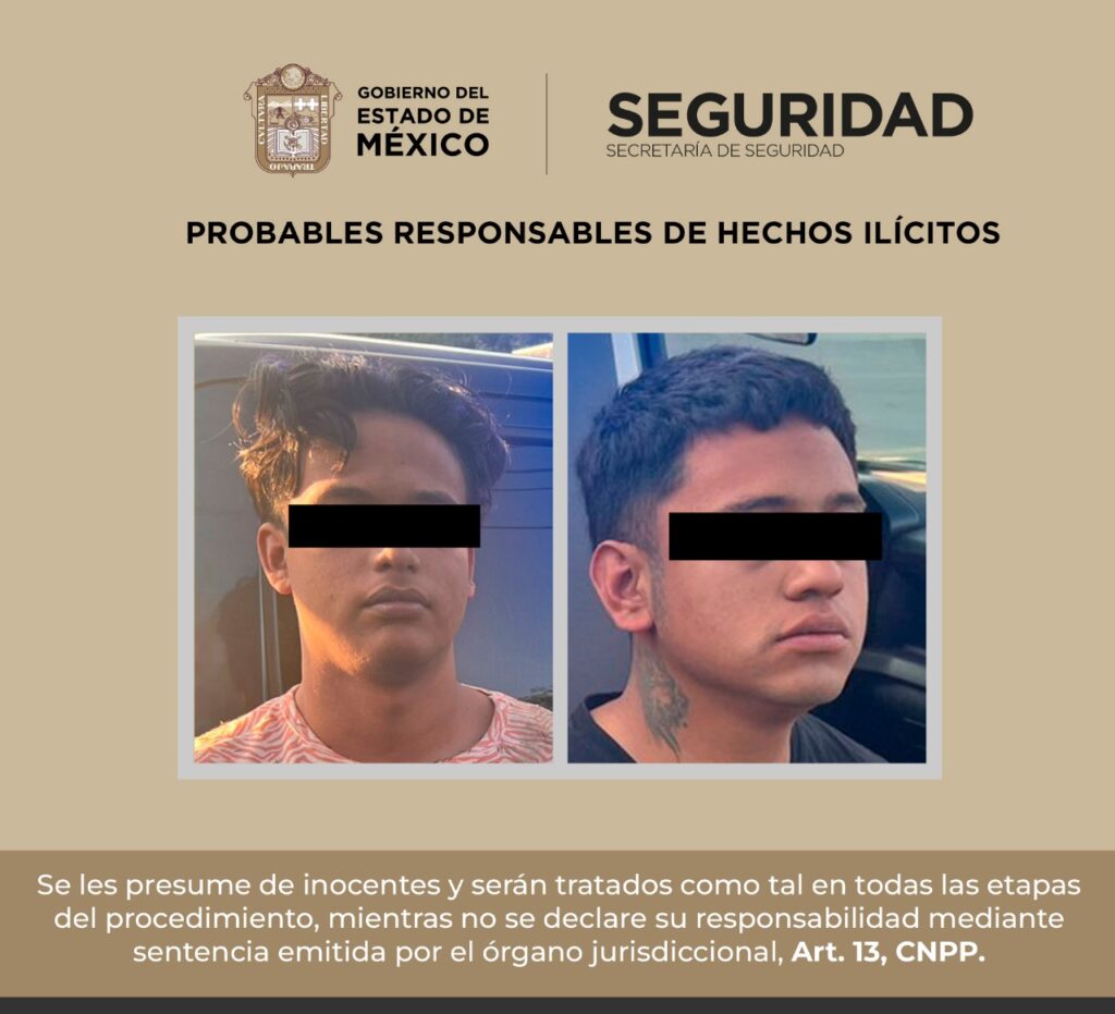 Detienen a dos «halcones» de la Familia Michoacana en Tenancingo; les aseguran dos rifles de asalto