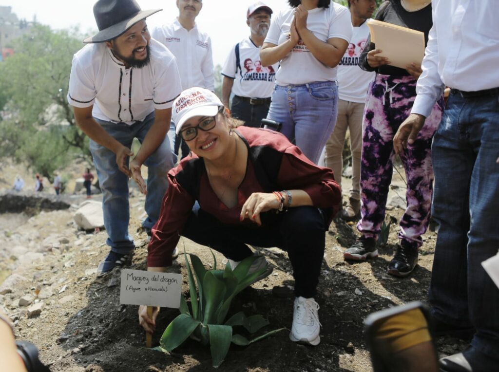 Crear Policía de Resguardo de la Sierra de Guadalupe compromiso de Azucena Cisneros