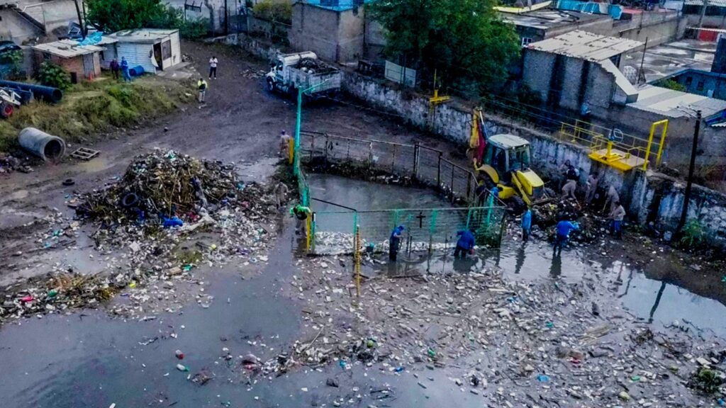 Limpian la presa El Ángulo y Río Hondo, retiran más de 80 toneladas de basura