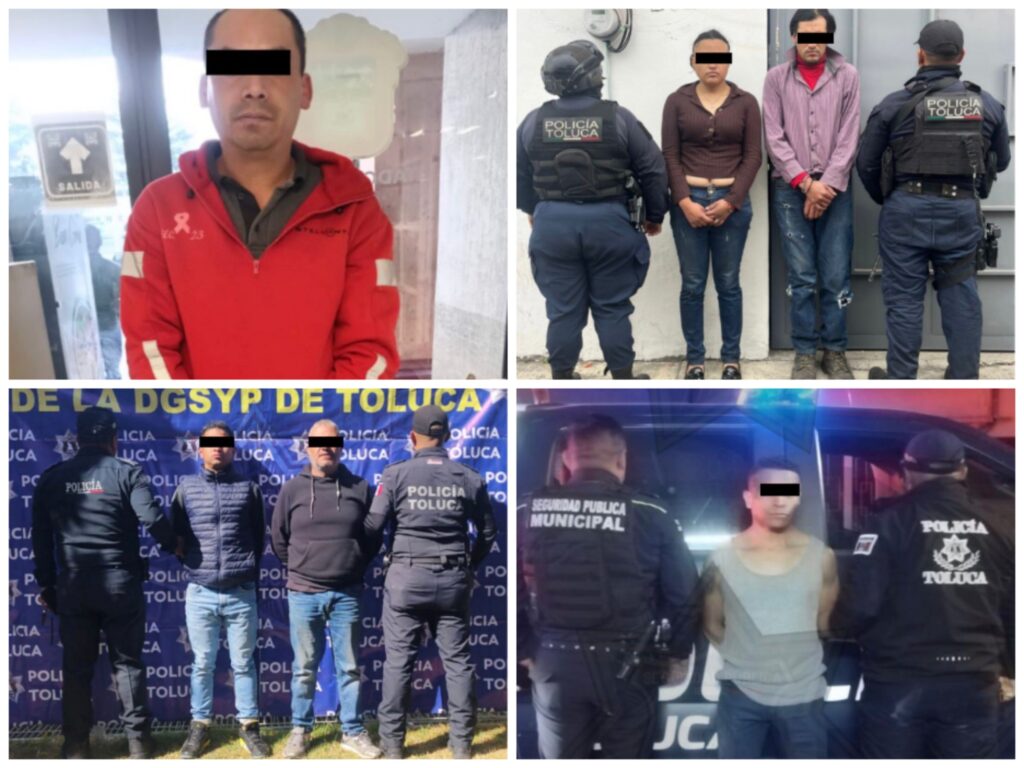 Detiene policía municipal a seis personas por robo, delitos contra la salud y homicidio calificado