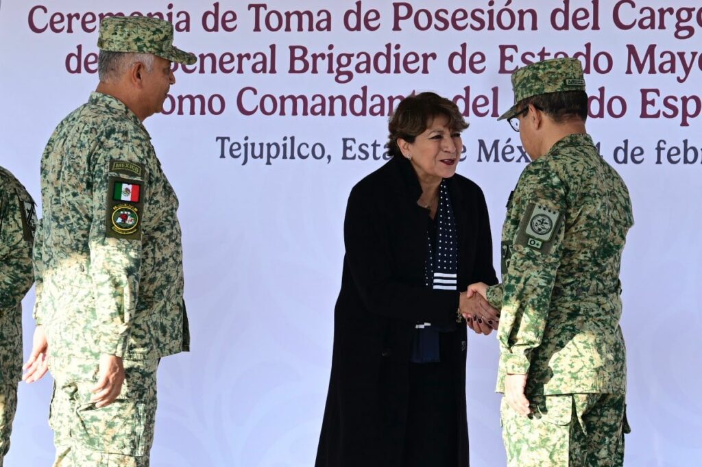 Rinde protesta el General Brigadier de Estado Mayor, Rubén Ortiz Cano, como Comandante del Mando Especial Texcaltitlán
