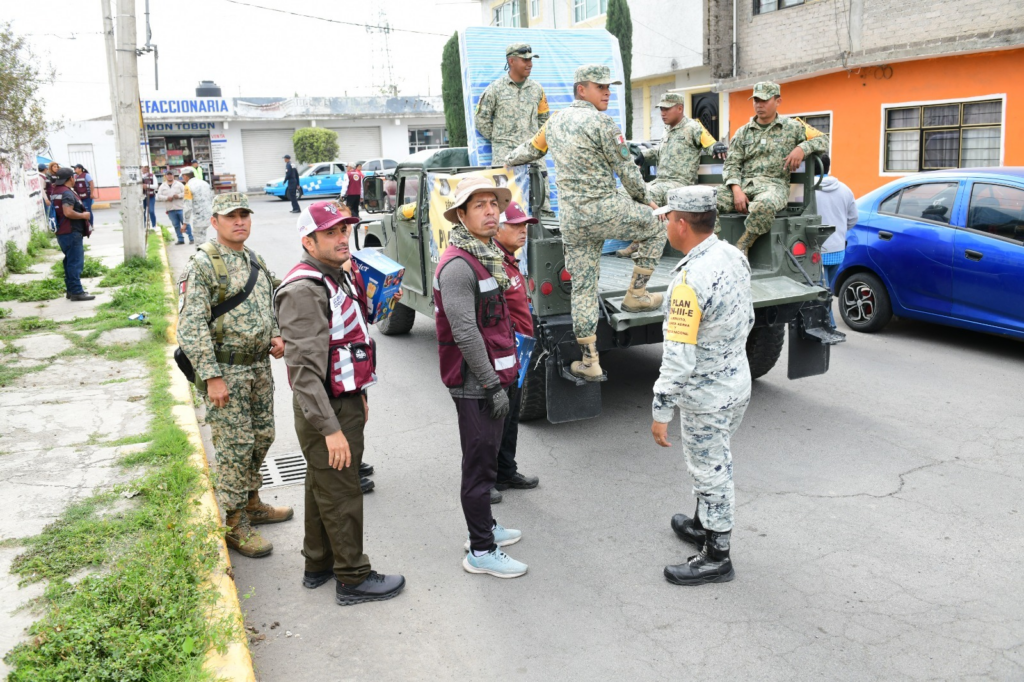 GEM despliega brigadas para la entrega de apoyos en Chalco Edoméx