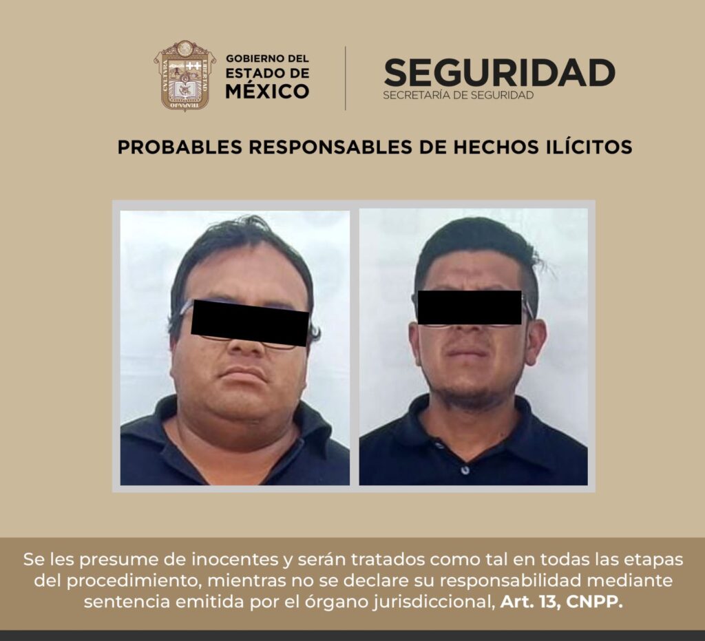 Por delitos contra la salud y portación de arma prohibida caen dos presuntos miembros de la FM