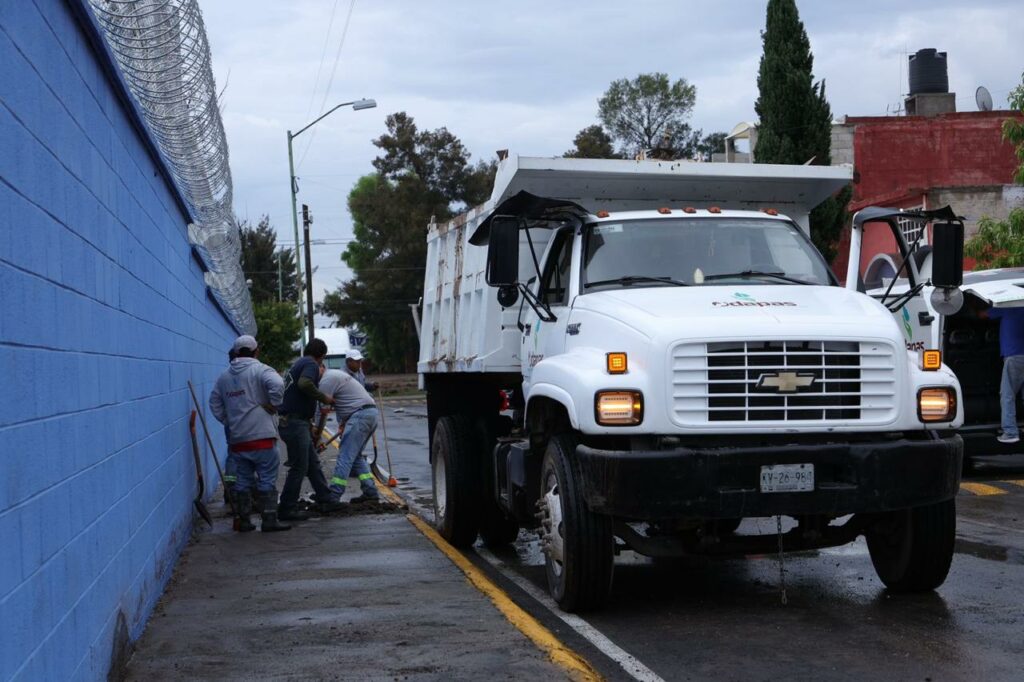 Lluvia atípica y tromba en Tecámac dejan diez comunidades afectadas