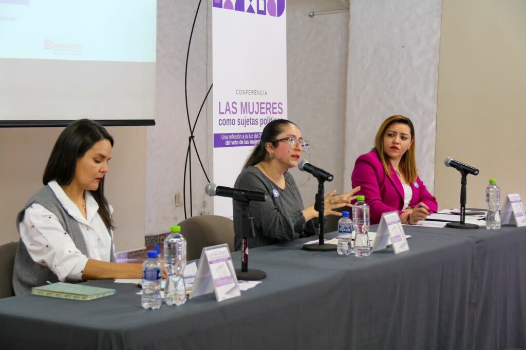 Mujeres en el IEEM reflexionan sobre la importancia de reconocerlas como sujetas políticas
