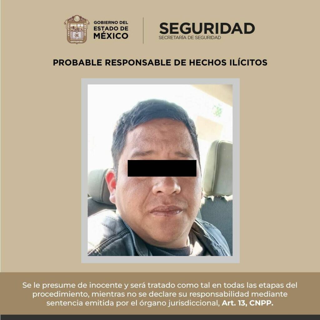 Detienen a probable implicado en los delitos de portación de arma de fuego y ataque peligroso