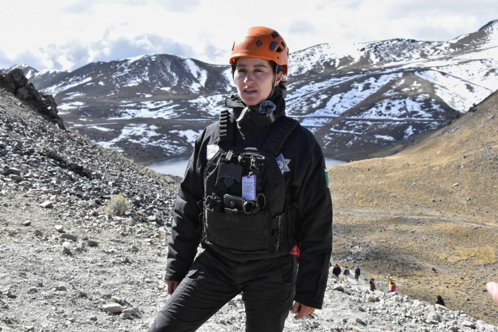 Integran Policía de Alta Montaña y Agreste, héroes que auxilian a los visitantes del Volcán Xinantécatl