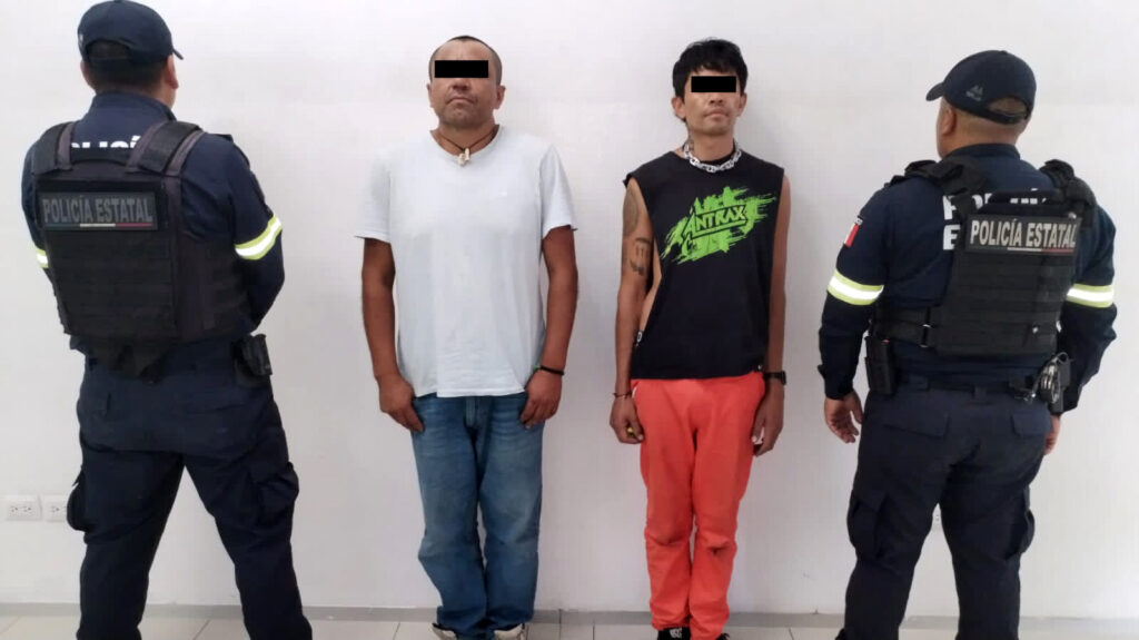 Capturan a dos sujetos implicados en delitos contra la salud y portación de arma
