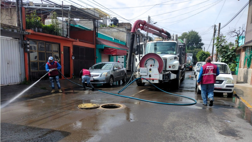 Acción inmediata de CAEM mitiga encharcamientos en Cuautitlán, Ecatepec y Nezahualcóyotl