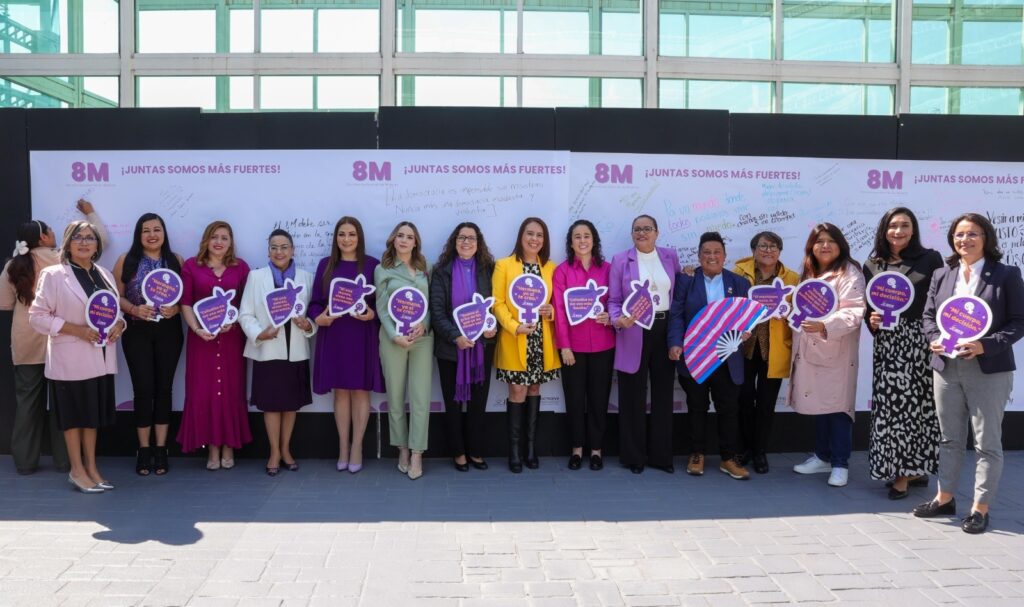 Inaugura el IEEM la expo fotográfica 8M, historias de lucha y resistencia y un Mural conmemorativo